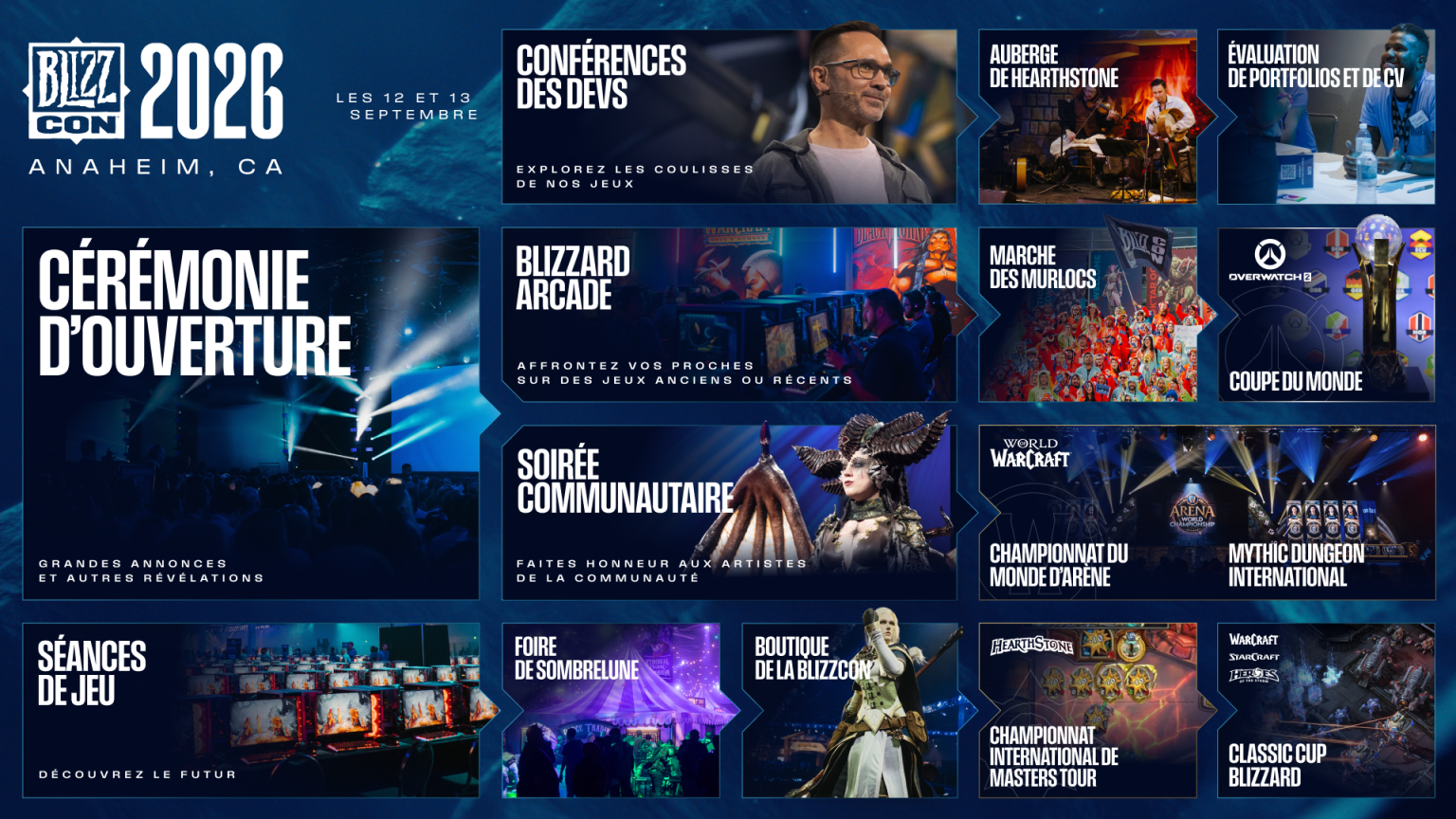 blizzard annonce le grand retour de l'esport starcraft et warcraft 3 lors de blizzcon 2026, une occasion incontournable pour les fans de compétition et de jeux stratégiques.