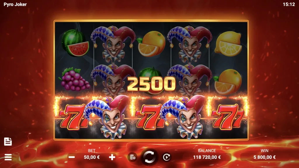 Joker Pyre jeu casino