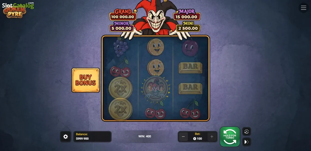 Joker Pyre jeu casino