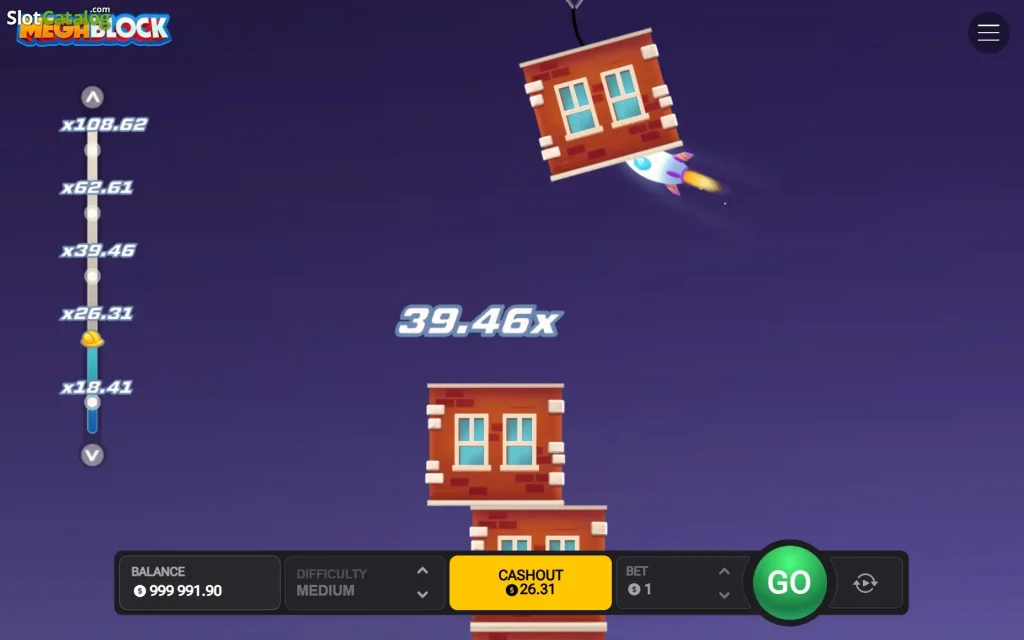 Megablock Inout Games jeu casino