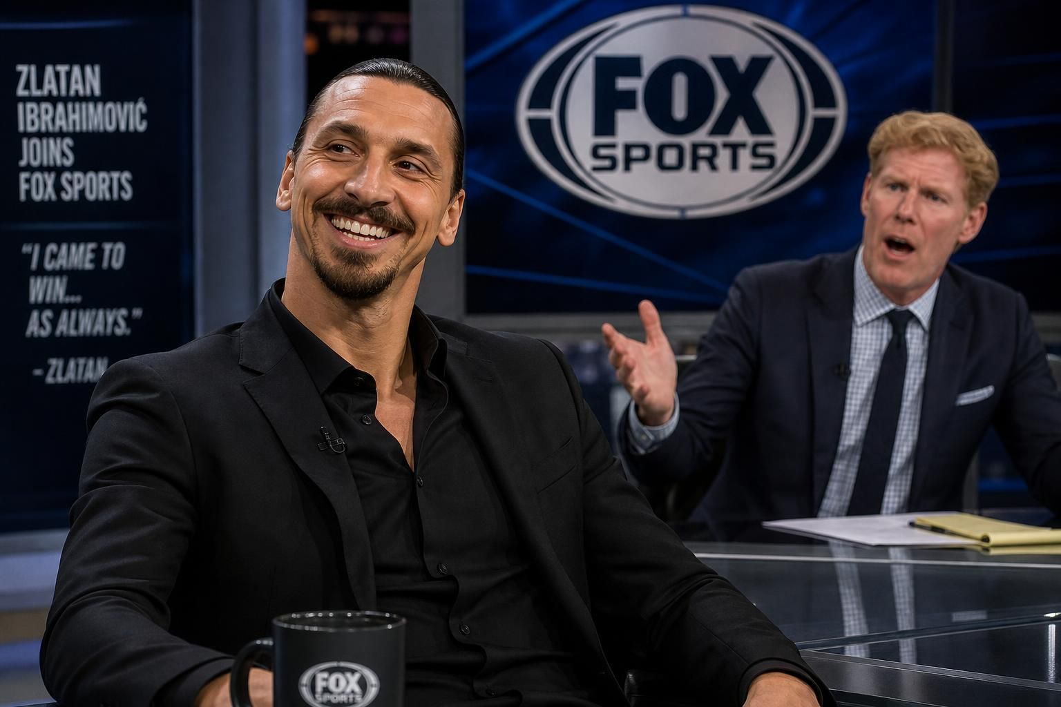 découvrez l'échange amusant en direct entre zlatan ibrahimovic et le commentateur alexi lalas, où zlatan taquine avec humour au sujet de l'amérique.
