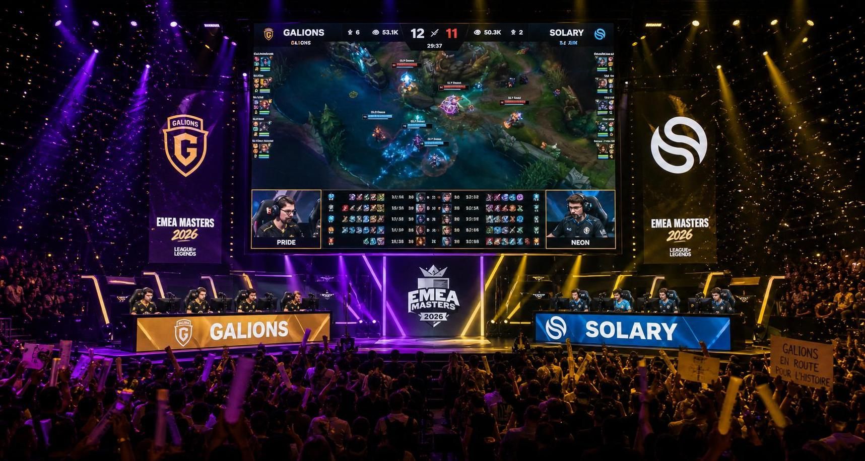 découvrez comment galions a triomphé face à solary, s'imposant en maîtres aux emea masters de league of legends dans une compétition intense et passionnante.