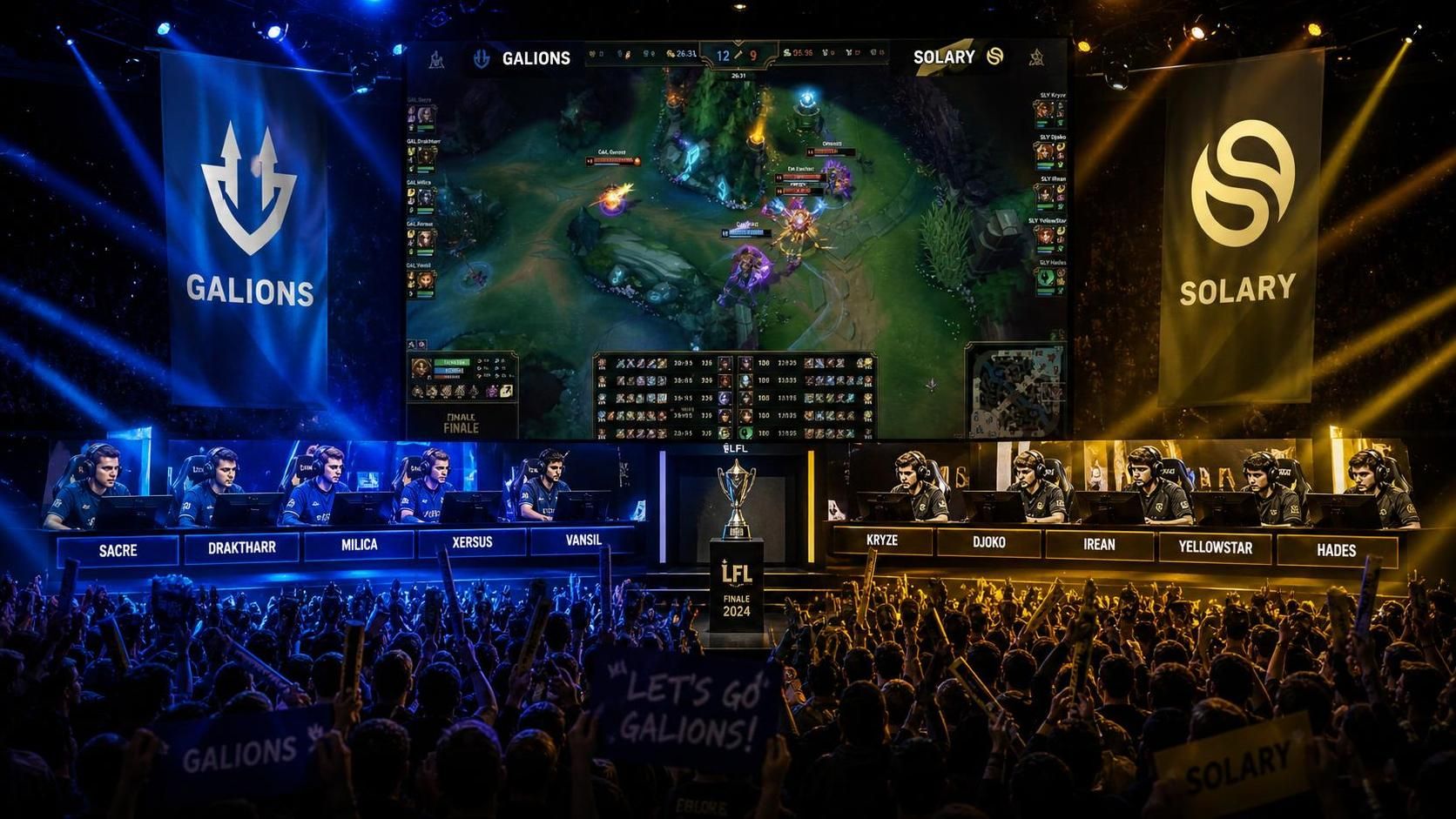 le club esport français galions remporte une victoire éclatante face à solary dans une confrontation intense de league of legends, consolidant sa position de leader dans la scène compétitive.