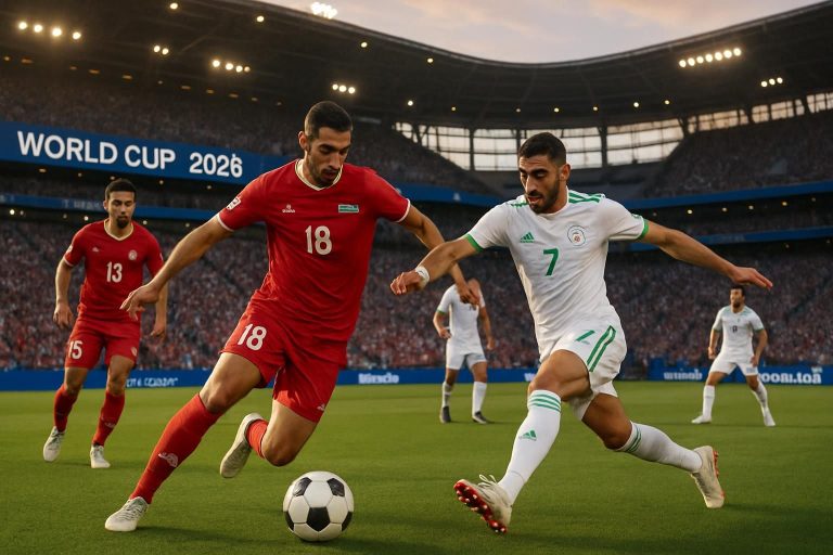 découvrez notre analyse complète du pronostic jordanie vs algérie pour la coupe du monde 2026, avec les enjeux clés et les perspectives de chaque équipe.