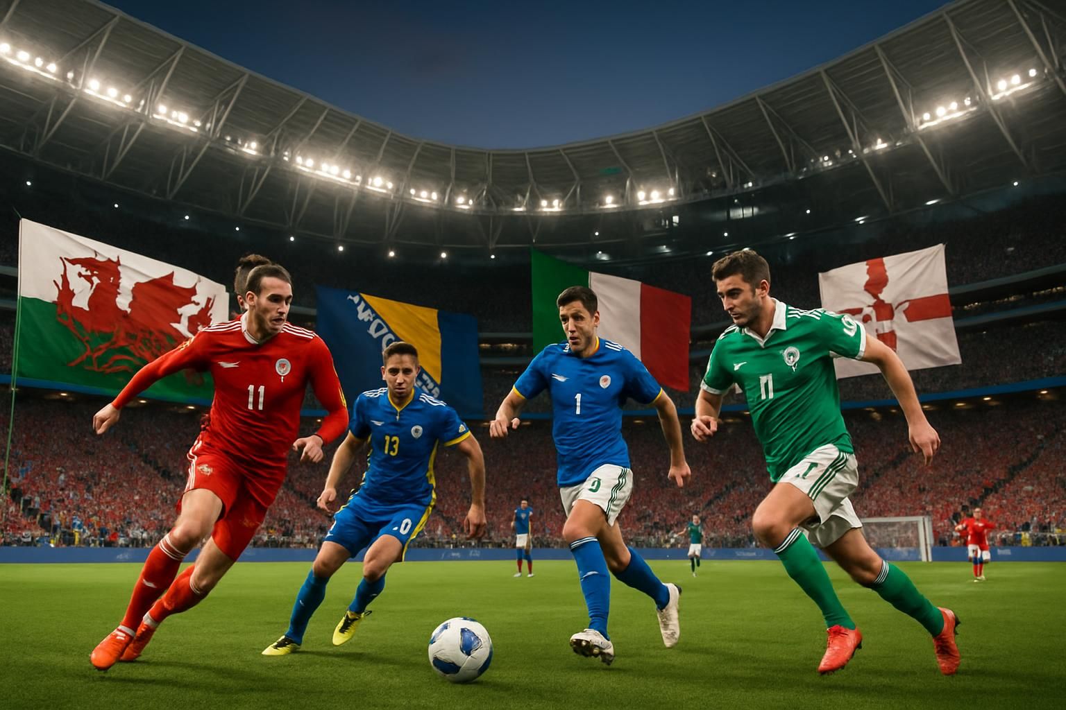 découvrez les pronostics pour les matchs pays de galles vs bosnie-herzégovine et italie vs irlande du nord, qualifications pour la coupe du monde 2026 au qatar, avec analyses et prévisions détaillées.