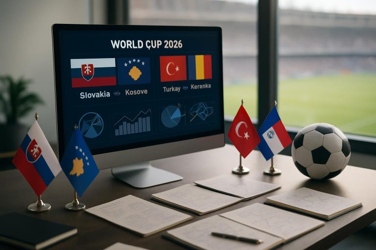 découvrez notre analyse détaillée et nos conseils pour les pronostics des matchs slovaquie/kosovo et turquie/roumanie lors des qualifications pour la coupe du monde 2026, ainsi que pour les rencontres du paraguay.