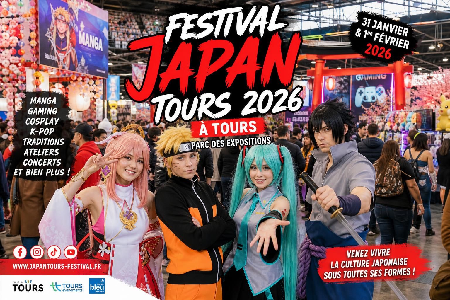 découvrez le japan tours festival : trois jours intenses dédiés à la passion et à l’immersion totale dans les univers geek et japonais, avec animations, expos et rencontres uniques.