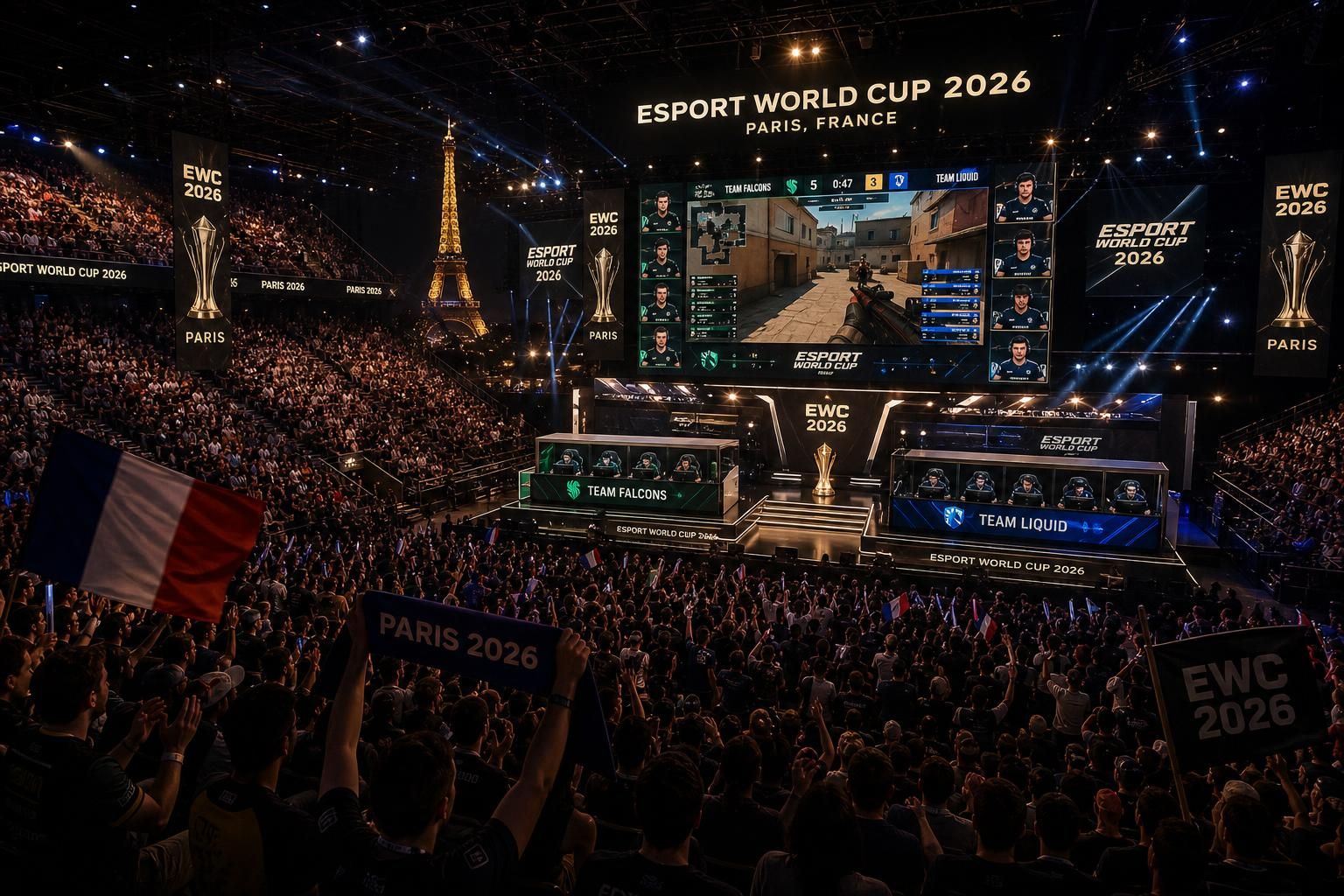 plongez au cœur de l'esport world cup 2026 à paris et découvrez toutes les nouveautés, événements et compétitions incontournables qui vous attendent lors de ce rendez-vous mondial du gaming.