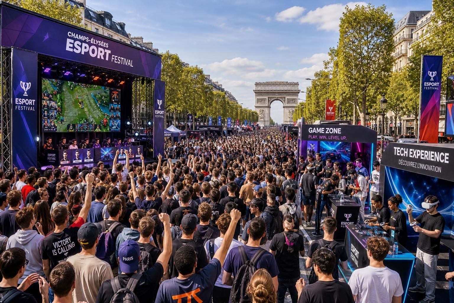 découvrez comment le festival esport transforme les champs-élysées en un epicentre vibrant de compétition numérique, plaçant paris au cœur de l'action gaming internationale.